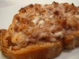 crostone salsiccia e stracchino crostone salsiccia e stracchino