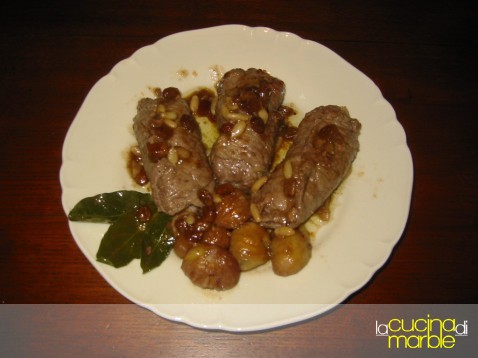 involtini con le castagne involtini con le castagne